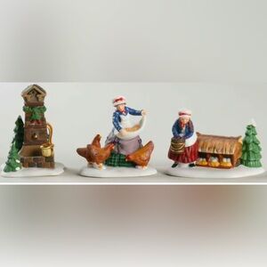 Dept 56 Heritage Village Collection 12 Days of Dickens Village Three French Hens